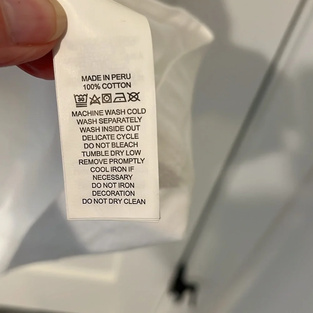 Kate SPADE white cuffed sleeve Santa Tee - Picture 6 of 8